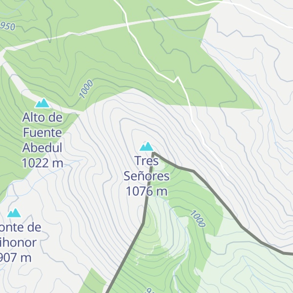 Map of Tres Señores