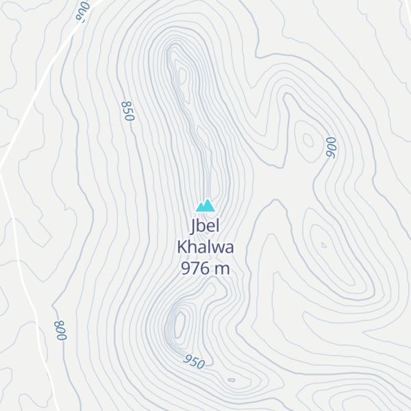 Map of Jbel Khalwa