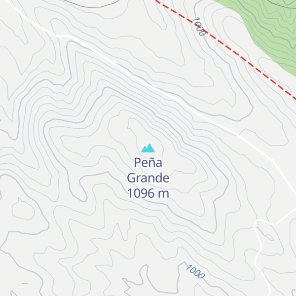 Map of Peña Grande