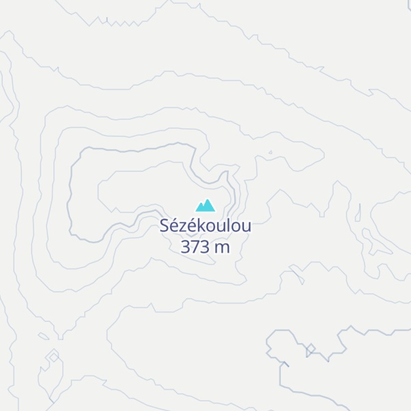 Map of Sézékoulou