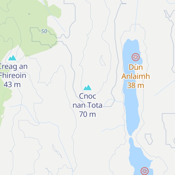 Map of Cnoc nan Tota