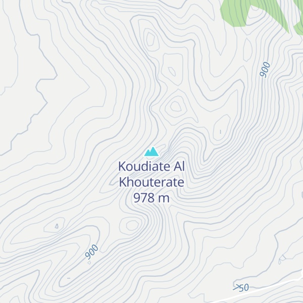 Map of Koudiate Al Khouterate