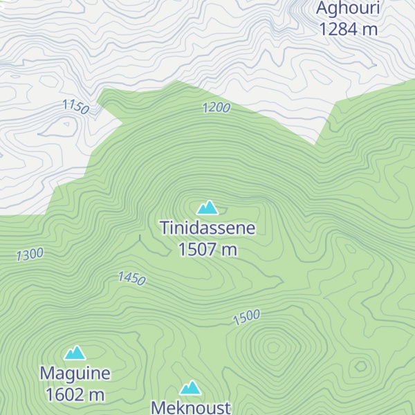 Map of Tinidassene