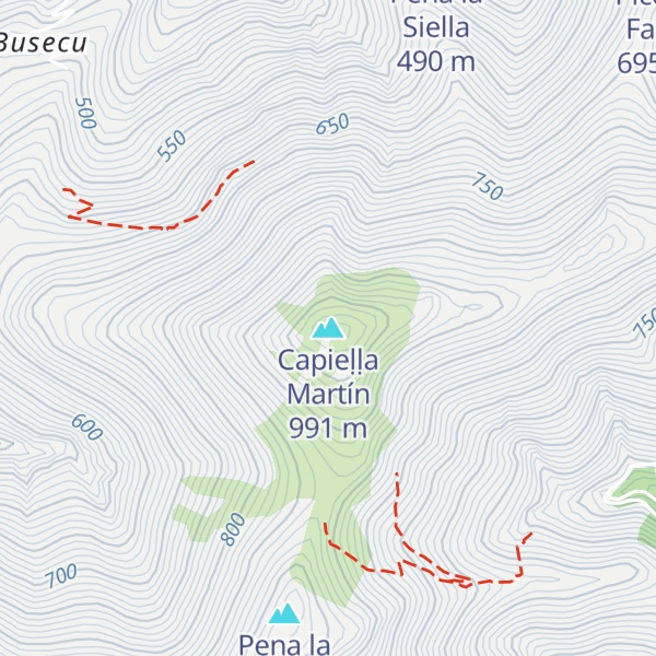 Map of Capieḷḷa Martín