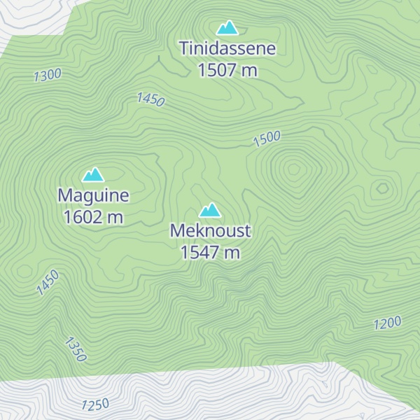 Map of Meknoust
