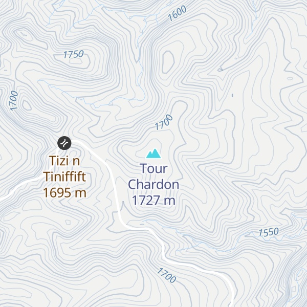 Map of Tour Chardon