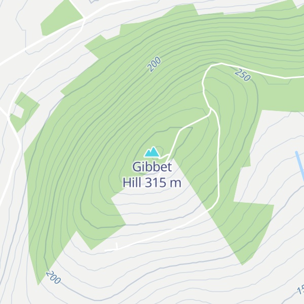 Map of Gibbet Hill