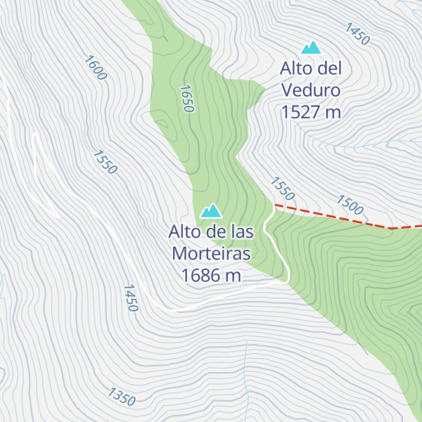 Map of Alto de las Morteiras