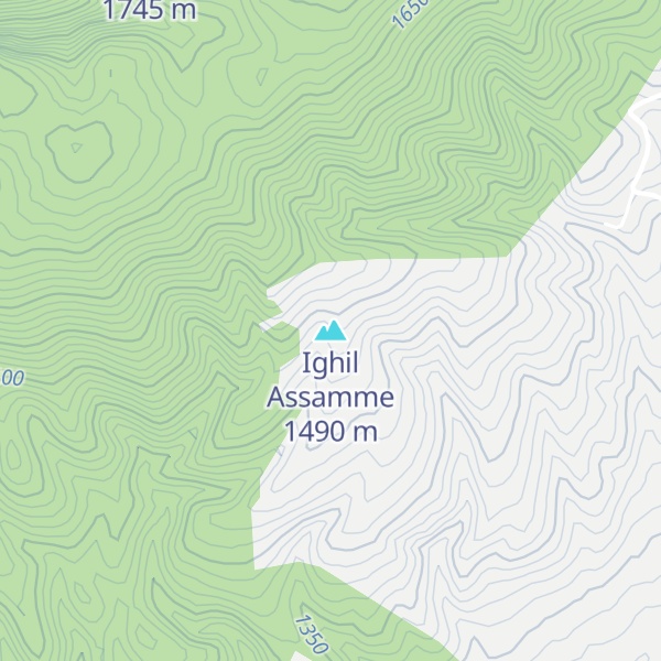 Map of Ighil Assamme