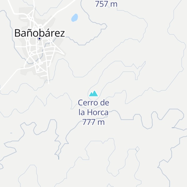 Map of Cerro de la Horca
