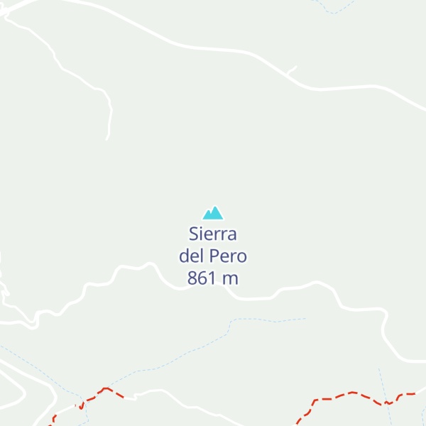 Map of Sierra del Pero