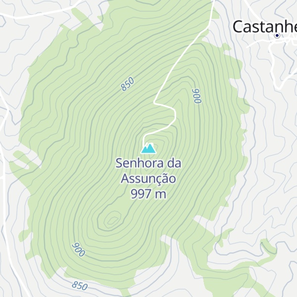 Map of Senhora da Assunção