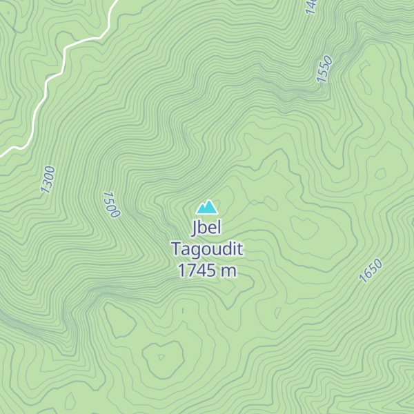 Map of Jbel Tagoudit