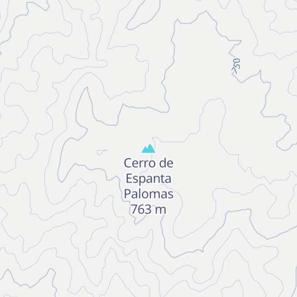 Map of Cerro de Espanta Palomas