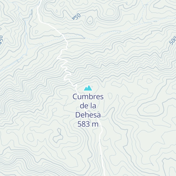 Map of Cumbres de la Dehesa
