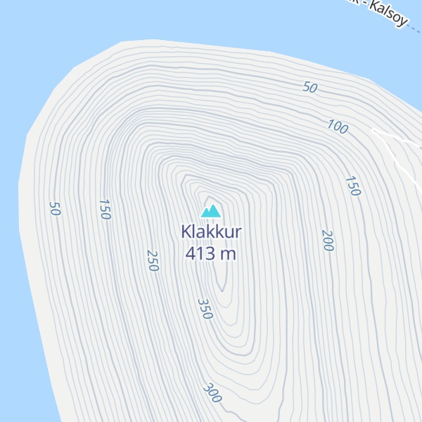 Map of Klakkur
