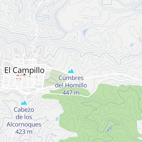 Map of Cumbres del Hornillo