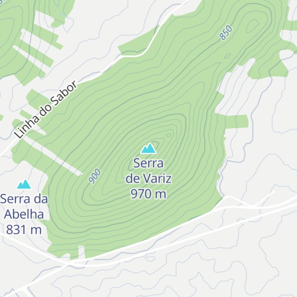 Map of Serra de Variz