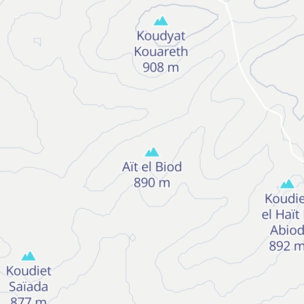 Map of Aït el Biod