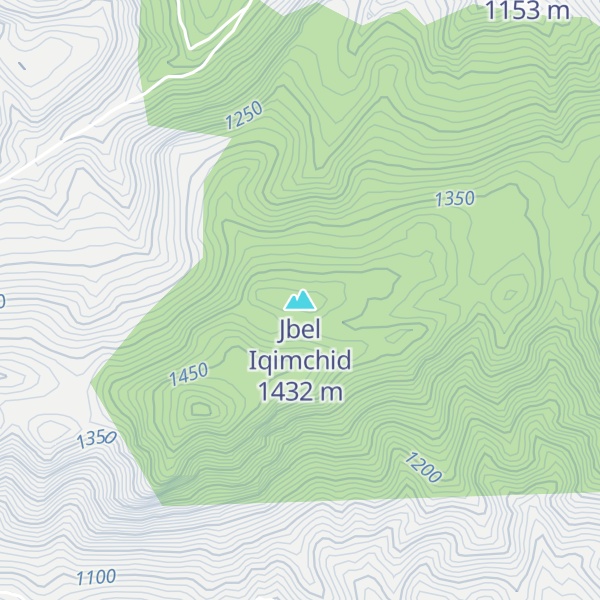 Map of Jbel Iqimchid