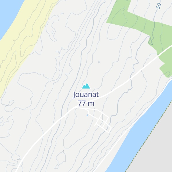 Map of Jouanat