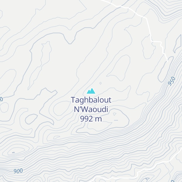 Map of Taghbalout N’Waoudi