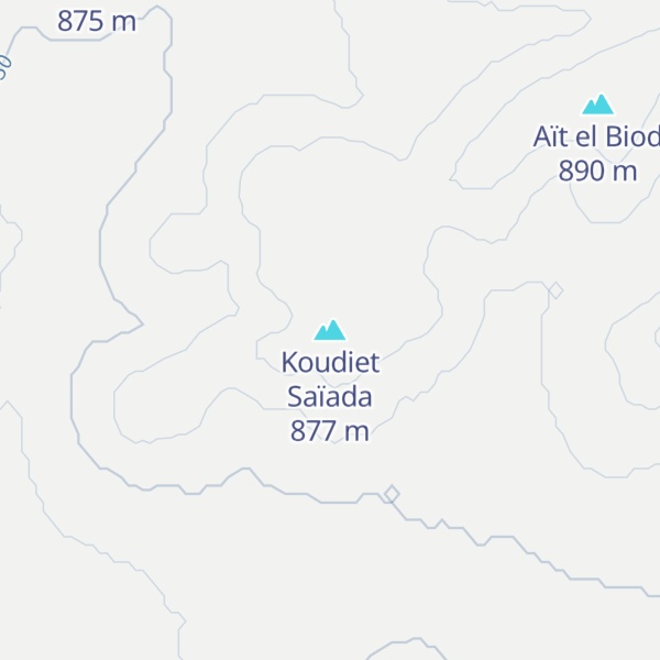 Map of Koudiet Saïada