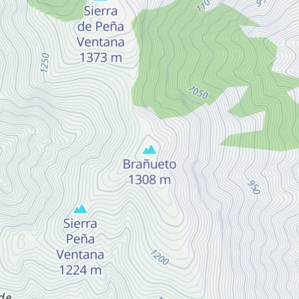 Map of Brañueto
