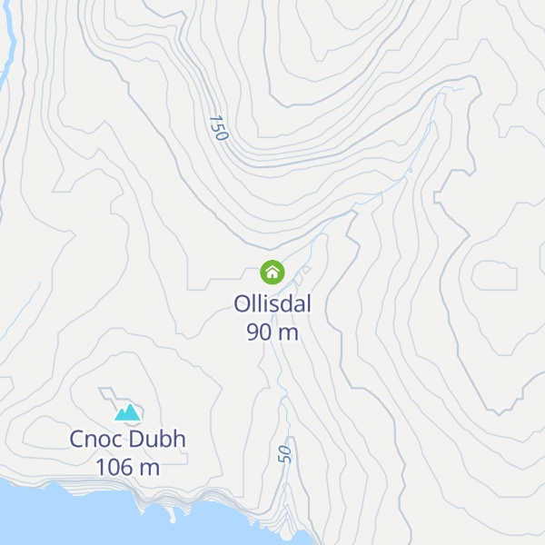 Map of Ollisdal