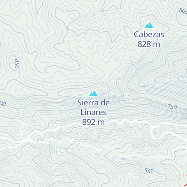 Map of Sierra de Linares