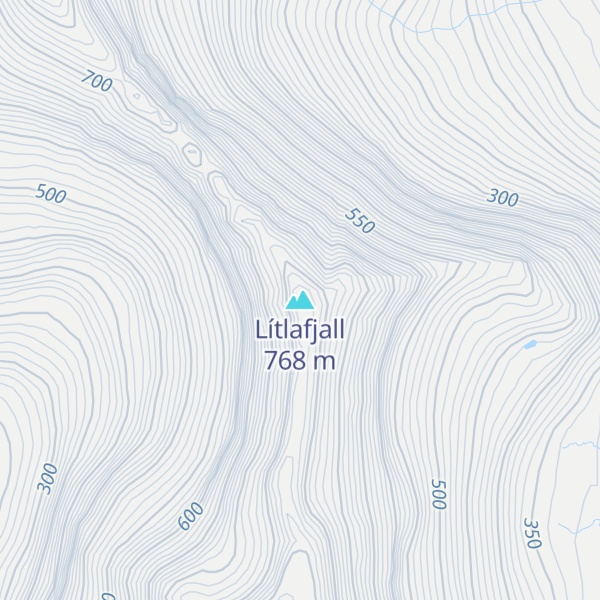 Map of Lítlafjall