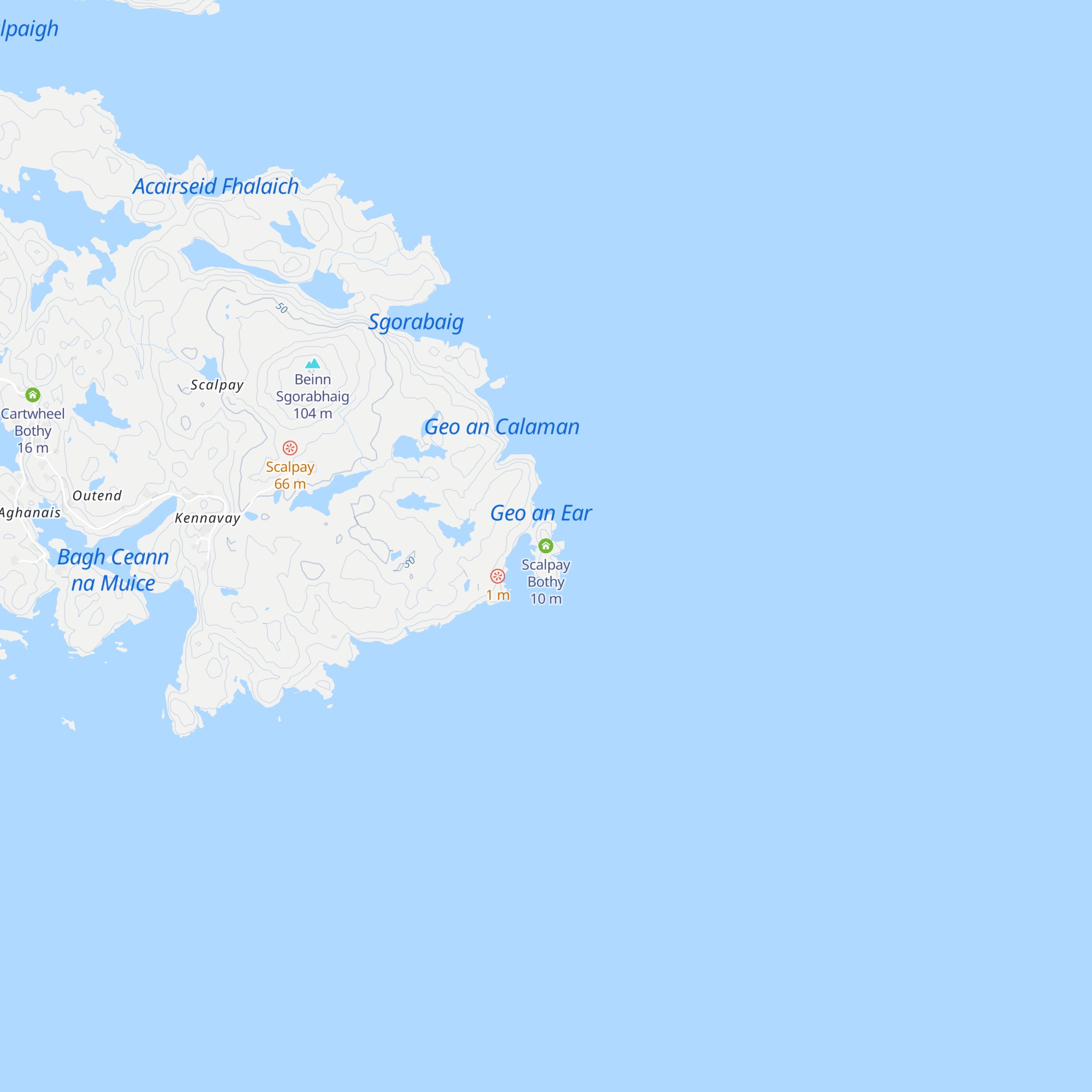 Scalpay Bothy map