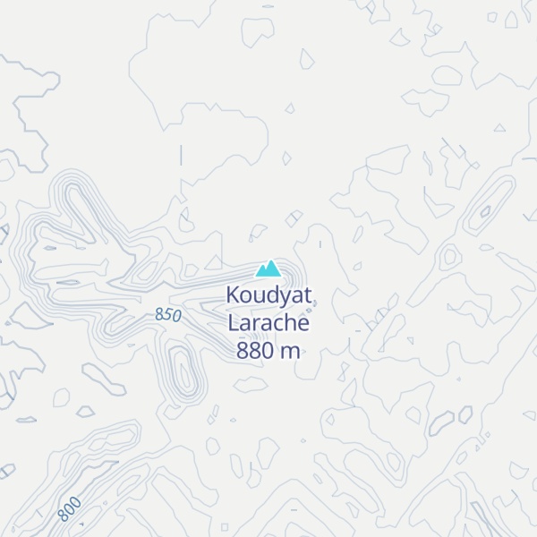 Map of Koudyat Larache