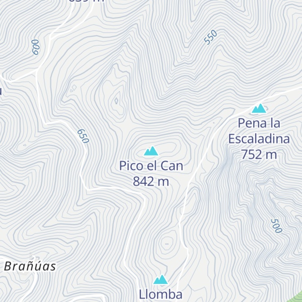 Map of Pico el Can