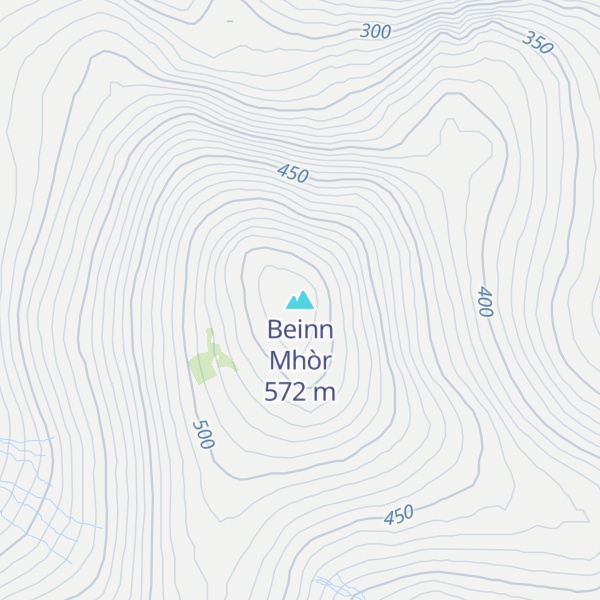Map of Beinn Mhòr