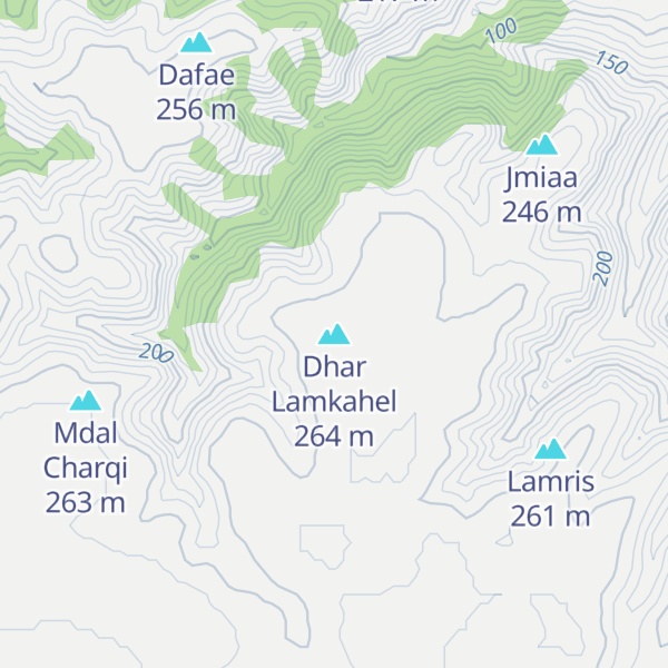 Map of Dhar Lamkahel