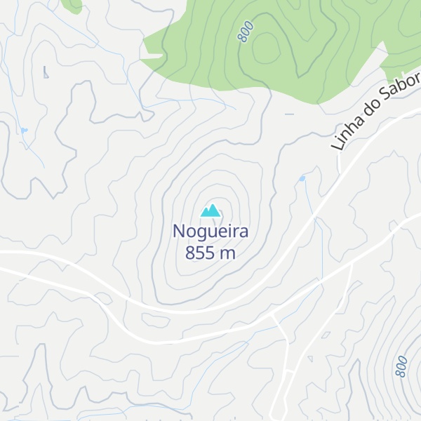 Map of Nogueira