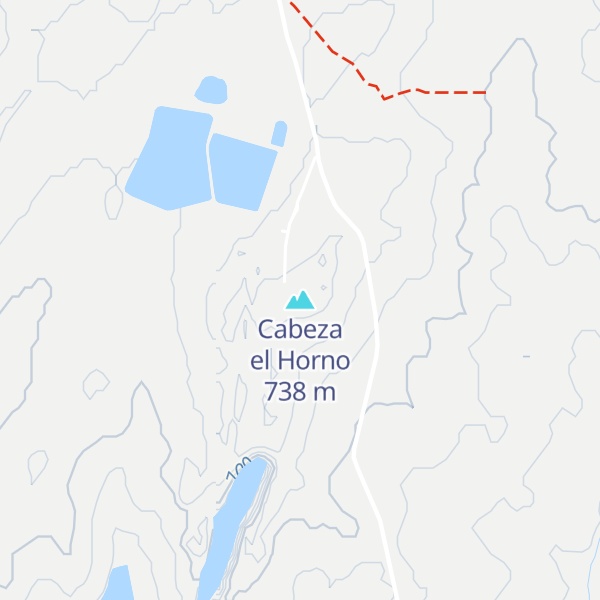 Map of Cabeza el Horno