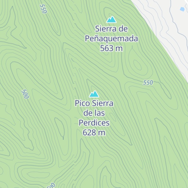 Map of Pico Sierra de las Perdices