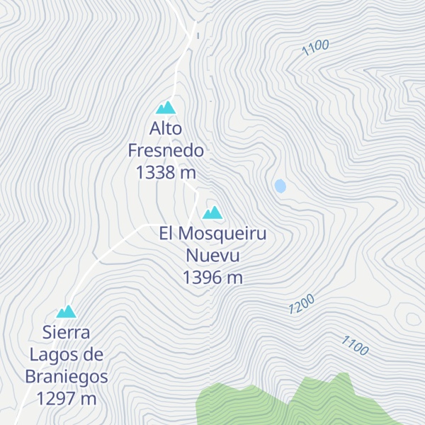 Map of El Mosqueiru Nuevu