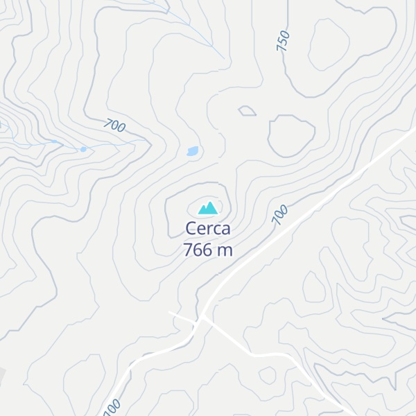 Map of Cerca
