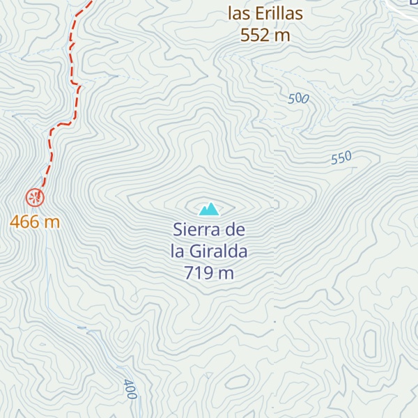 Map of Sierra de la Giralda