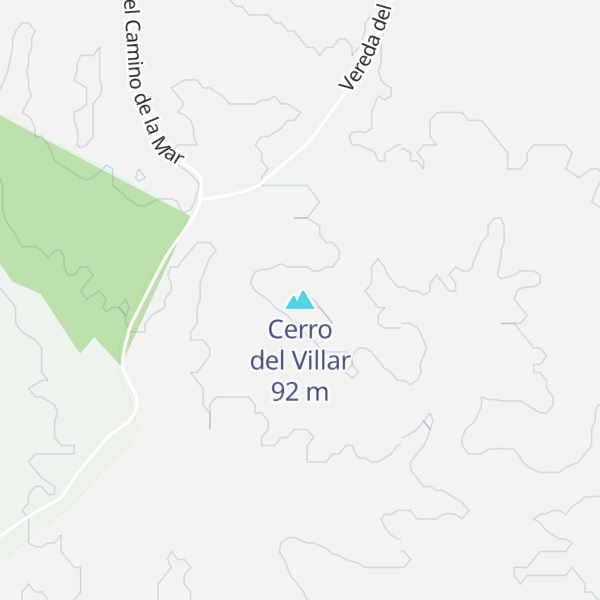 Map of Cerro del Villar