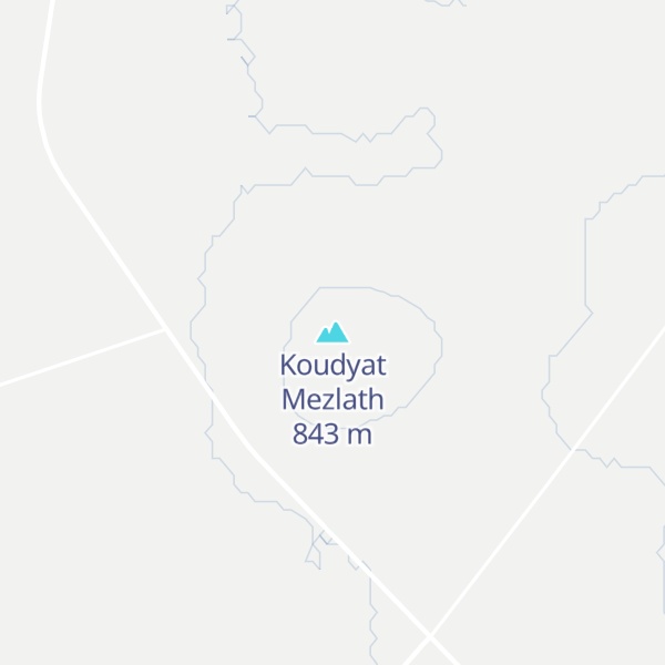 Map of Koudyat Mezlath