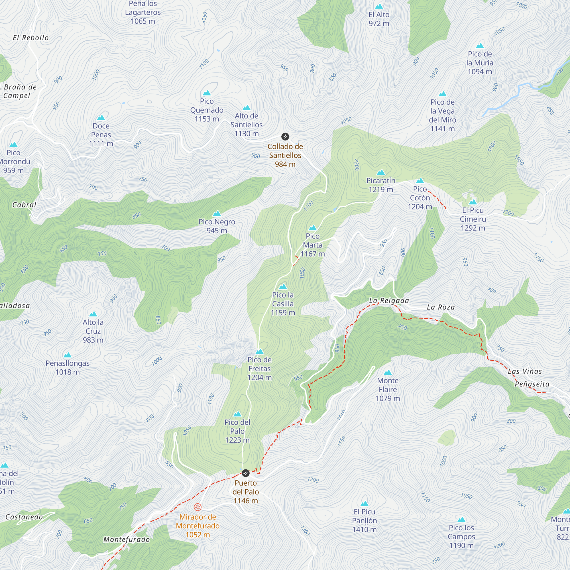 Refugio Estreitin map