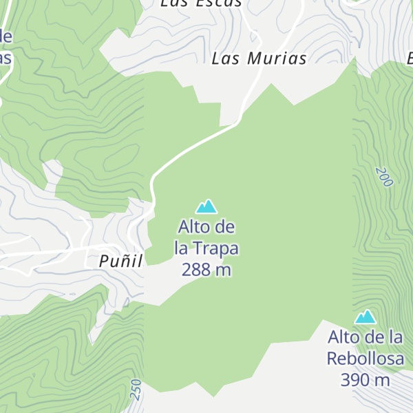 Map of Alto de la Trapa