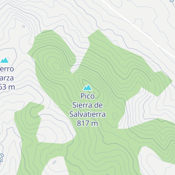 Map of Pico Sierra de Salvatierra