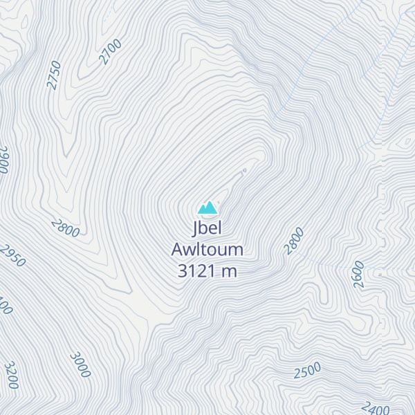 Map of Jbel Awltoum
