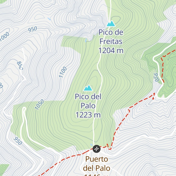Map of Pico del Palo