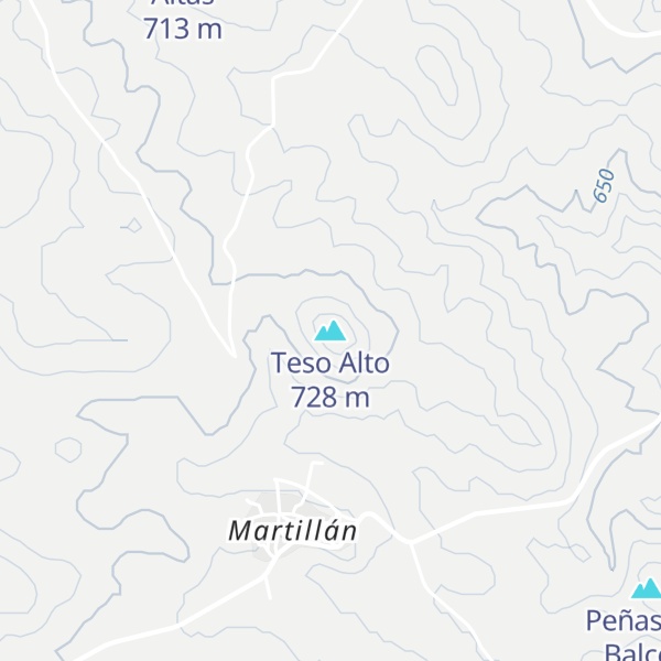 Map of Teso Alto